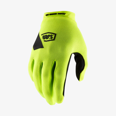 100% RideCamp Gloves - Fluo Yellow