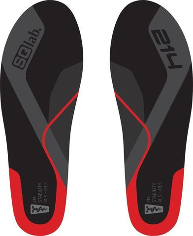SQ Lab Insoles 214 -Stability Red