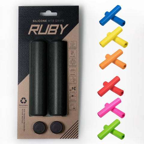 Ruby Silicone Grips - 31mm