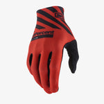 100% Celium Gloves - Racer Red