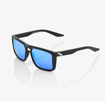 100% Renshaw - Matte Black - HiPER Blue Multilayer Blue Lens