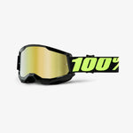 100% Strata 2 Goggles - Upsol - Gold Mirror Lens